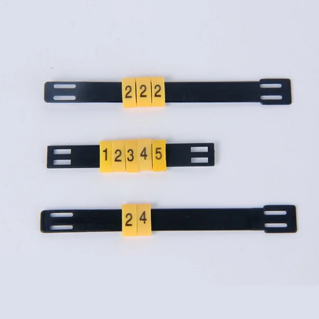 Поддержка для обозначения полосы MS-65 MS-90 MS-100 MS-135 MS-180 черного цвета в упаковке 100