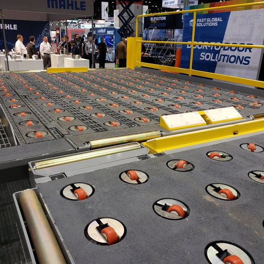 3 inch Diamond Top Plate Swivel Nylon Wheel Zinc Plated Airport Conveyor Equipment sortation deck Air Cargo Caster Wheel