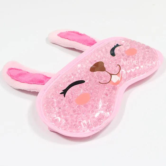 Hot Pink Customize Blue Hot Cooling Cold Gel Ball Eye Sleep Ice Pack Compress Sleeping Mask