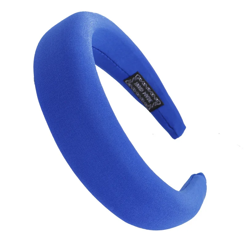 
Fashion 4 Cm Wide Thick Furry Velvet Padded Headband Neon Color Big Head hoop Ladied Fashion Hairband 