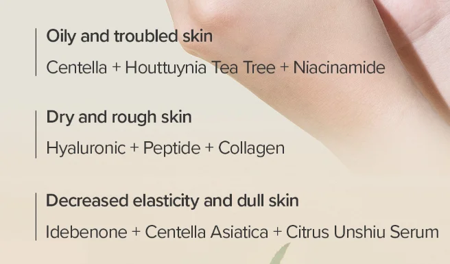 ETRUN ALISA Private Label CICA calming Acne remove Houttuynia Cordata Tea Tree Serum for Oily and troubled skin