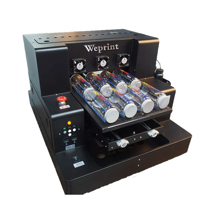 WEPRINT самый дешевый автоматический УФ-принтер A3 с различными эффектами для 8 шт. кружек бутылок вместе чехлов телефона печатная машина на