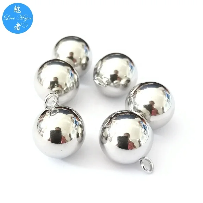 12mm Stainless Steel Round Ball Beads dangle pendant for DIY charm