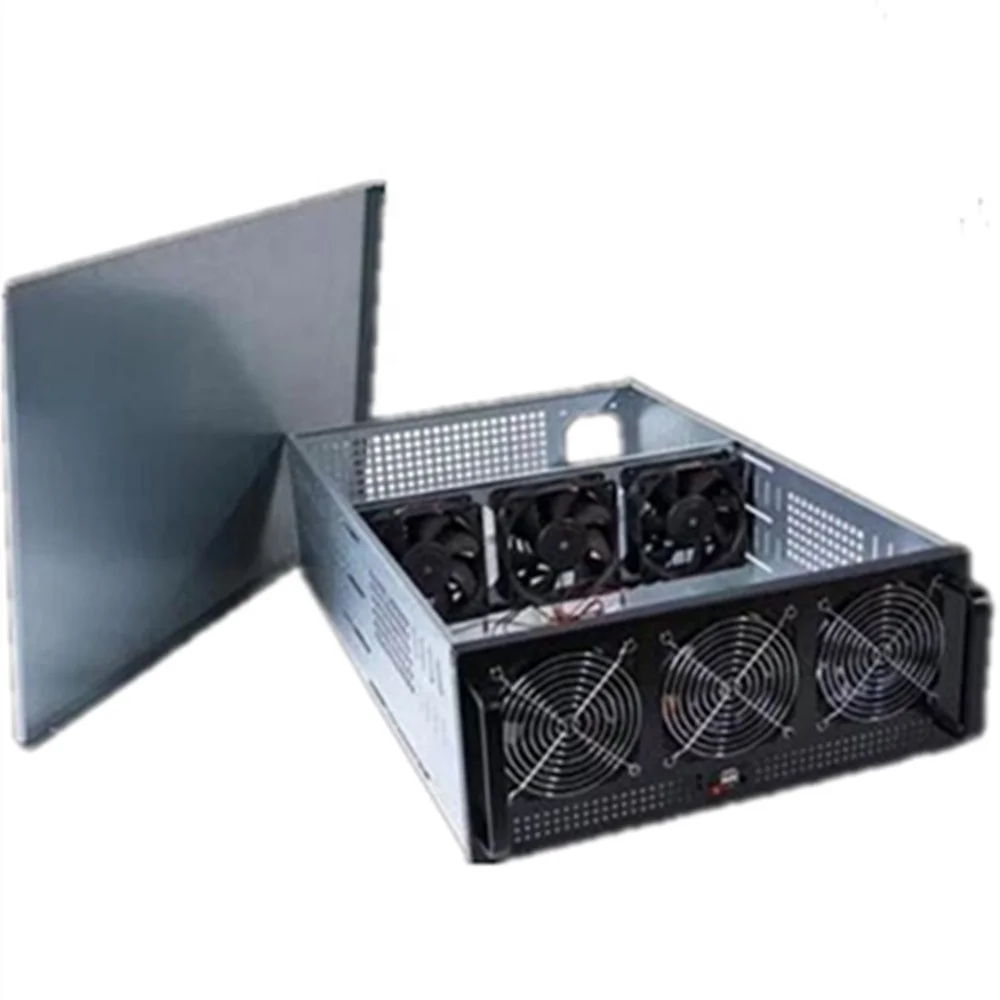  Лучшая сборка корпус для каркаса майнинга 4U 6/8GPU Eth купить в 2021