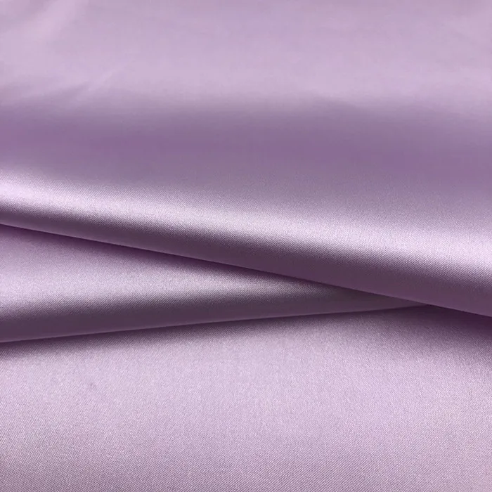 wholesale polyester shiny soft silky tela satin fabric