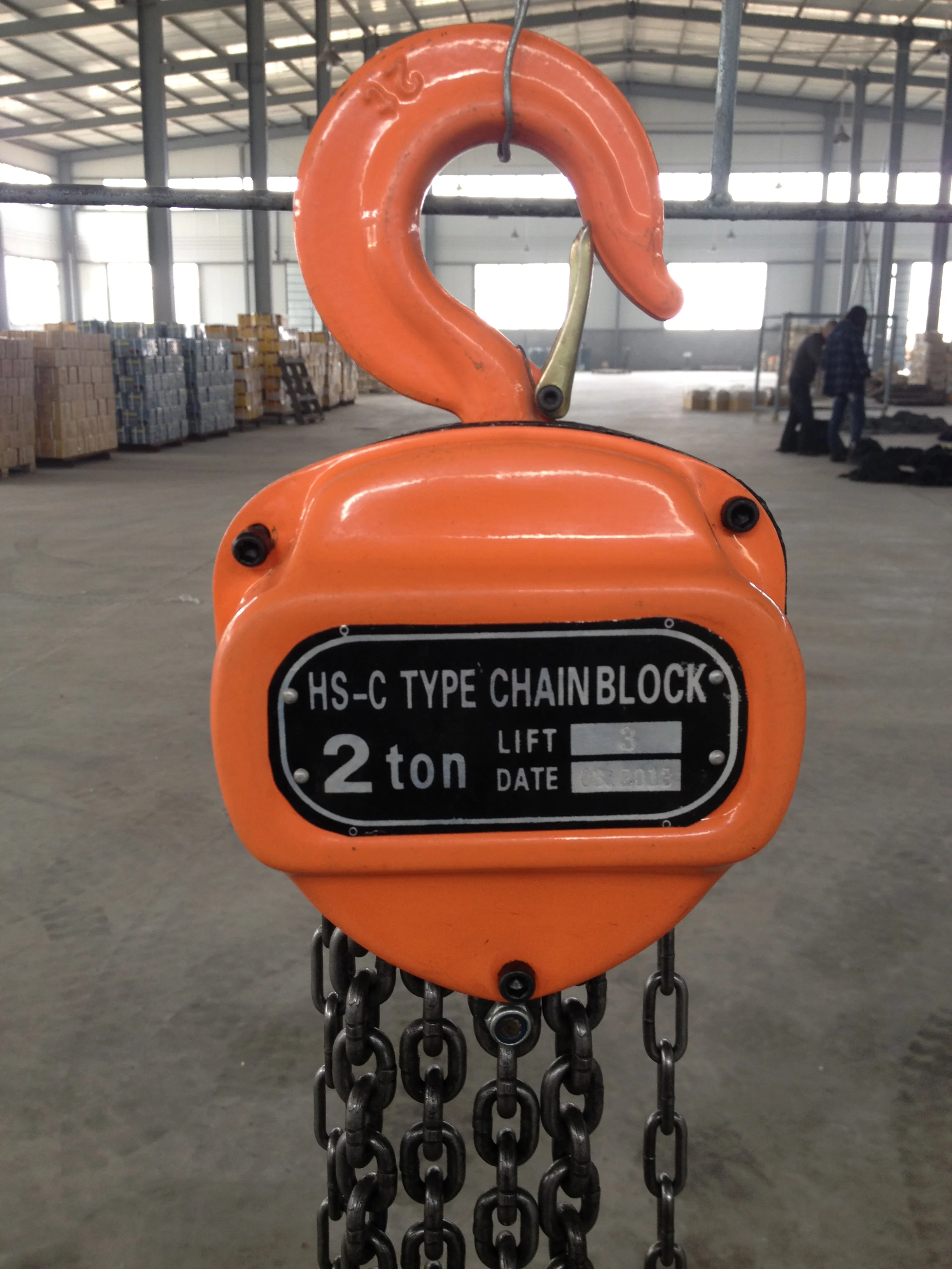 
Manufacture Outlets Hoisting Equipment 1000Kg Chain Pulley Block 