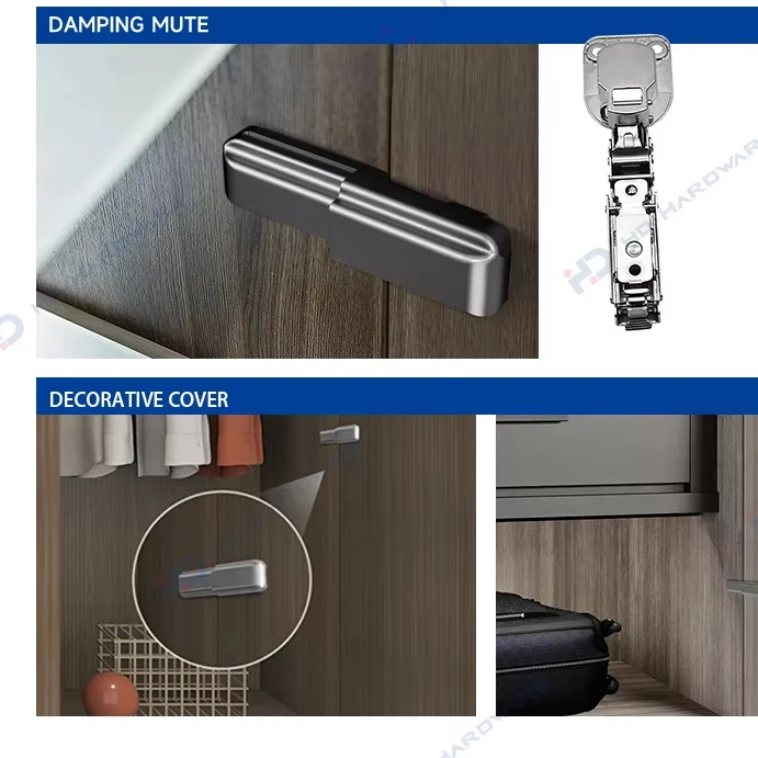 Kitchen Door Cabinets dtc hinge Full Overlay Frameless Soft Closing Hinges furniture hinges