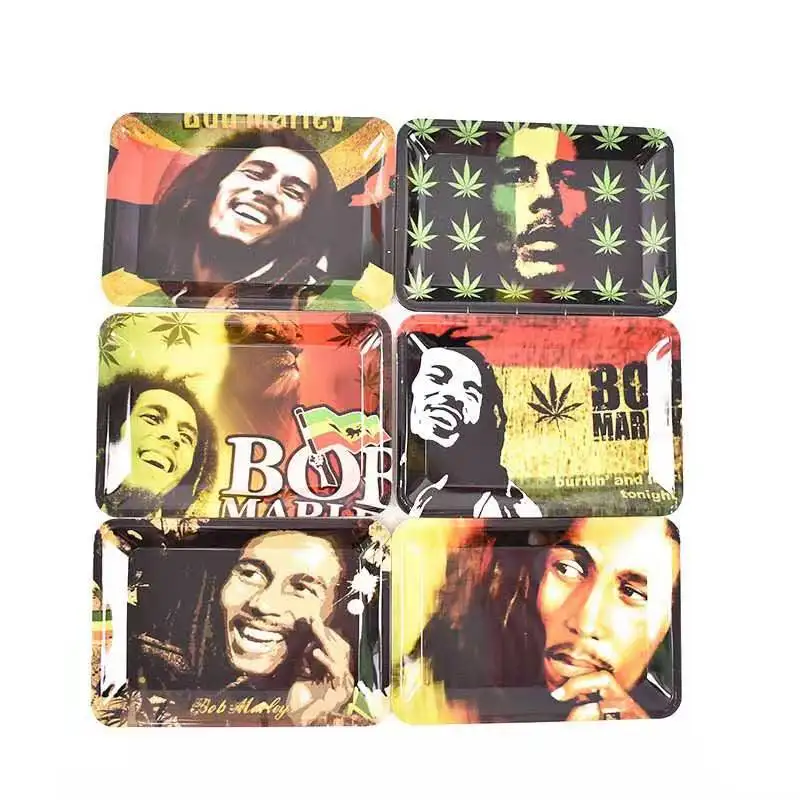 Metal Cigarette  Rolling Tray American Rolling Tray with customized logo and different size