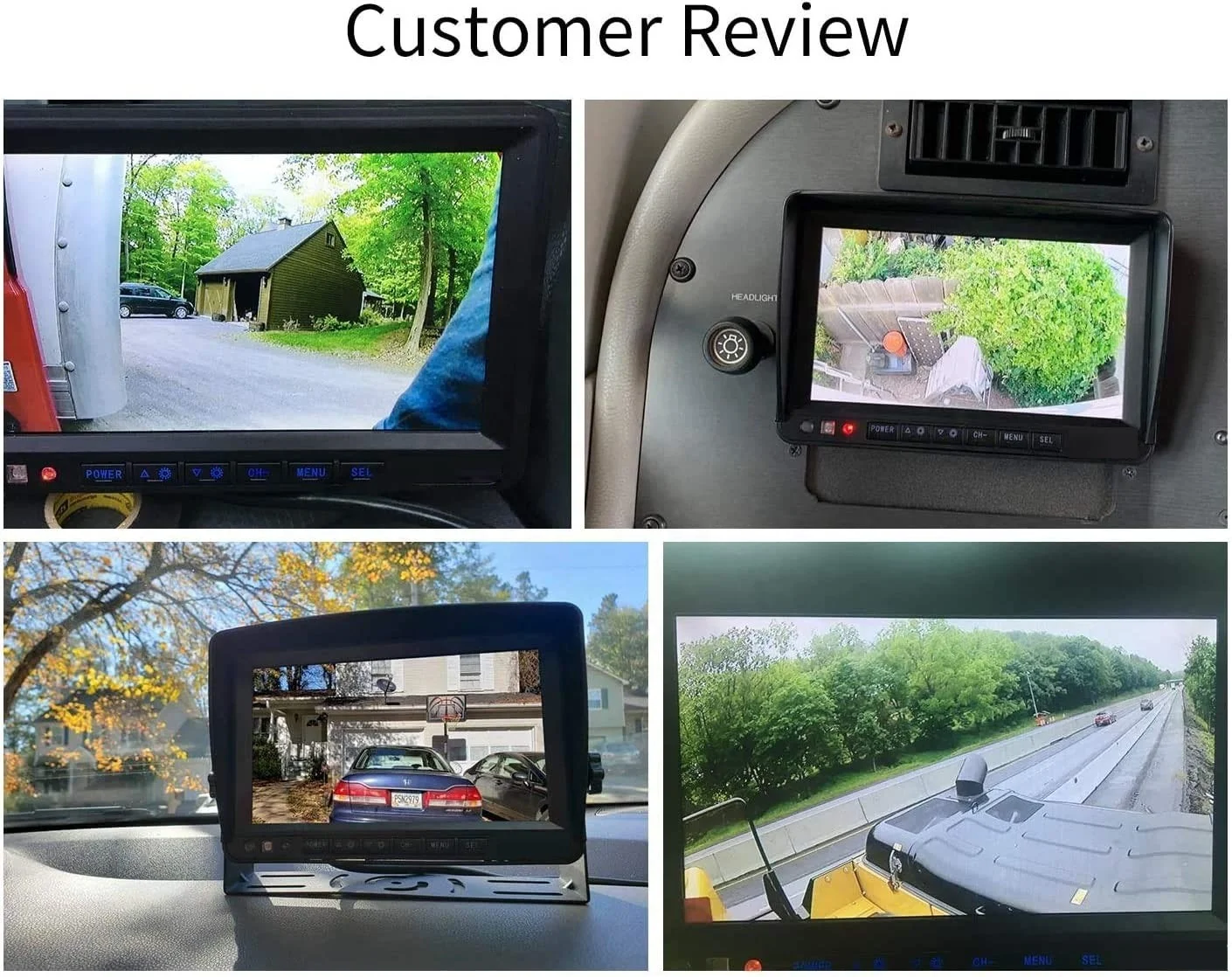 DC12V Starlight Night Vision Wide Angle Reverse Backup Camera Full HD 1080P And 4pin Connector Truck Camera For Truck Trailer