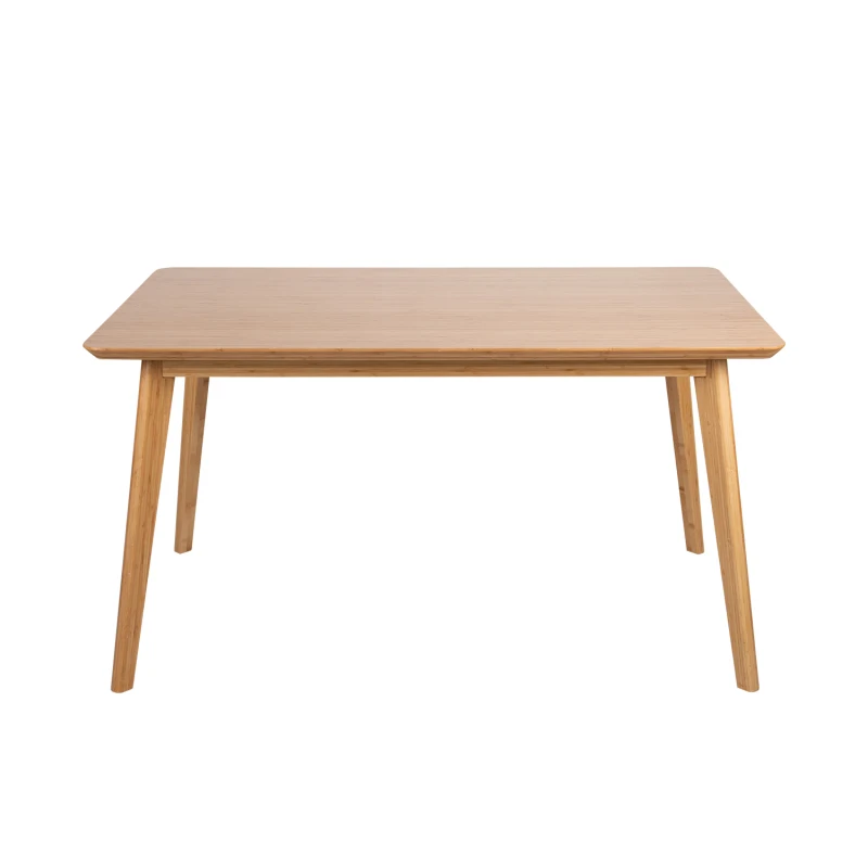 BAMBKIN Bamboo Dining Table Square Furniture Room Dining Table Set