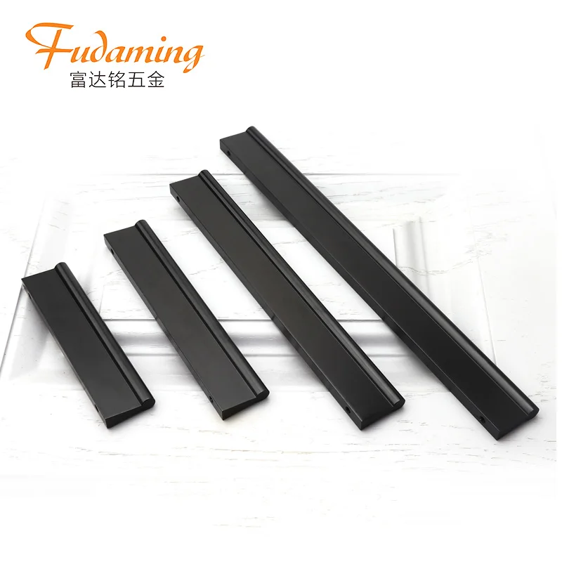 
FUDAMING modern simple aluminum alloy long handle for home furniture cabinet door 