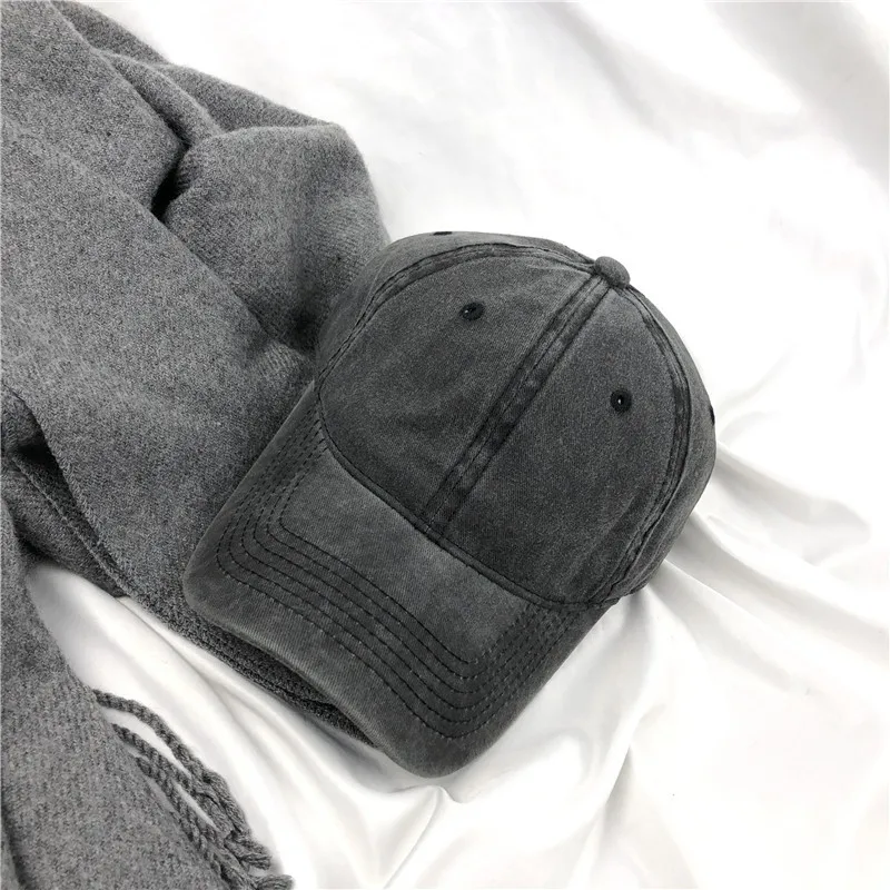 Wholesale 6 Panel Sports Caps Untructured Cotton Vintage Gorras Custom Embroidery Logo Baseball Cap Washed Distressed Dad Hats