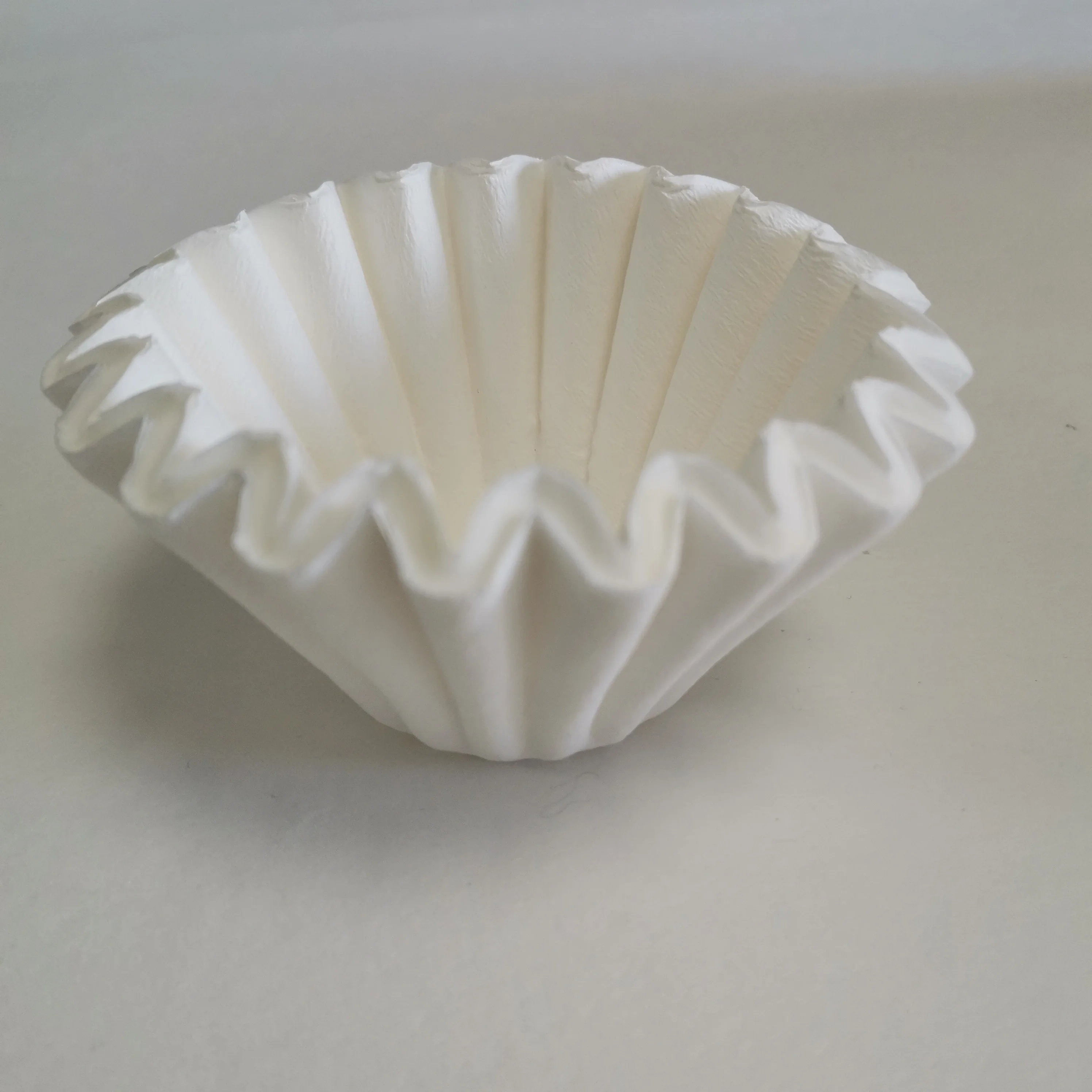 brown bowl coffee filter paper basket coffee filter