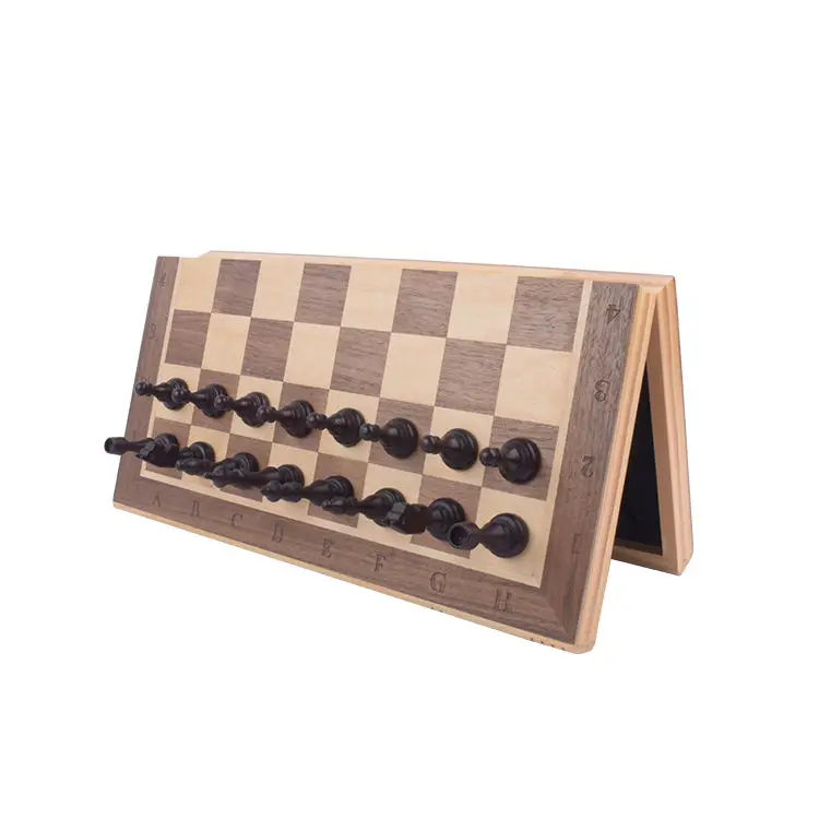 Limited time special sale 7cm magnetic exquisite wooden chess pieces without chess box