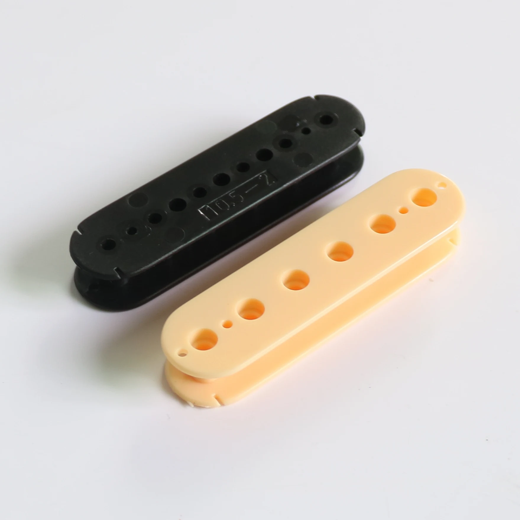 АБС-пластик, черный/слоновая кость, хамбакер, шпуля для гитары для сборки деталей пикапа ручной работы