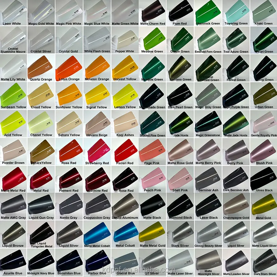 KDPPF High Quality Installation-Friendly TPU Color PPF Fade Proof High Glossy Not Leave Glue Ice Blue Car Wrap