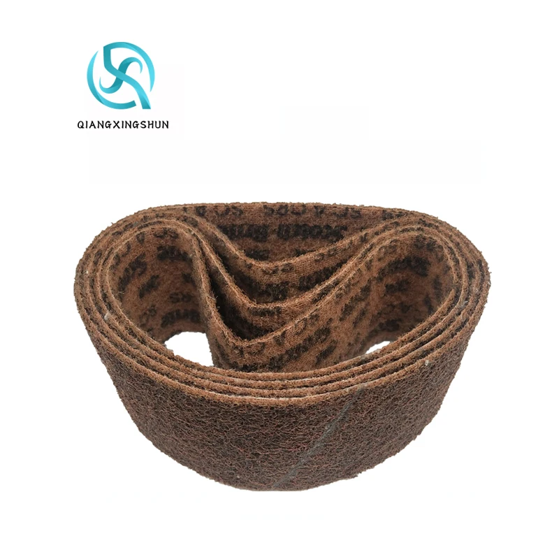 Factory supply Non-Woven Abrasive Metal wire drawing Belt for Polishing Stainless Steel Kitchen Ware