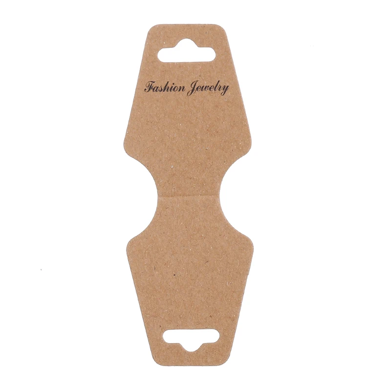 2021  Folding Jewelry Necklace Pendant kraft paper display card
