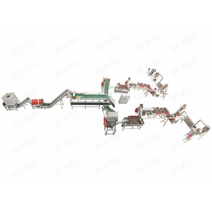 Factory Directly Waste HDPE Plastic recycling Washing Machine Recycle Waste Plastic