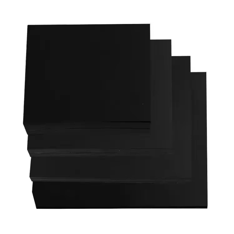 120gsm 150gsm black kraft board sheets roll paper cutting card paper