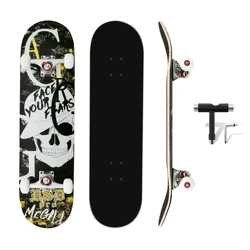 XW Double rocker board 31inch 4 wheel wholesale Drift Board Wooden Maple Skateboard wood skateboard
