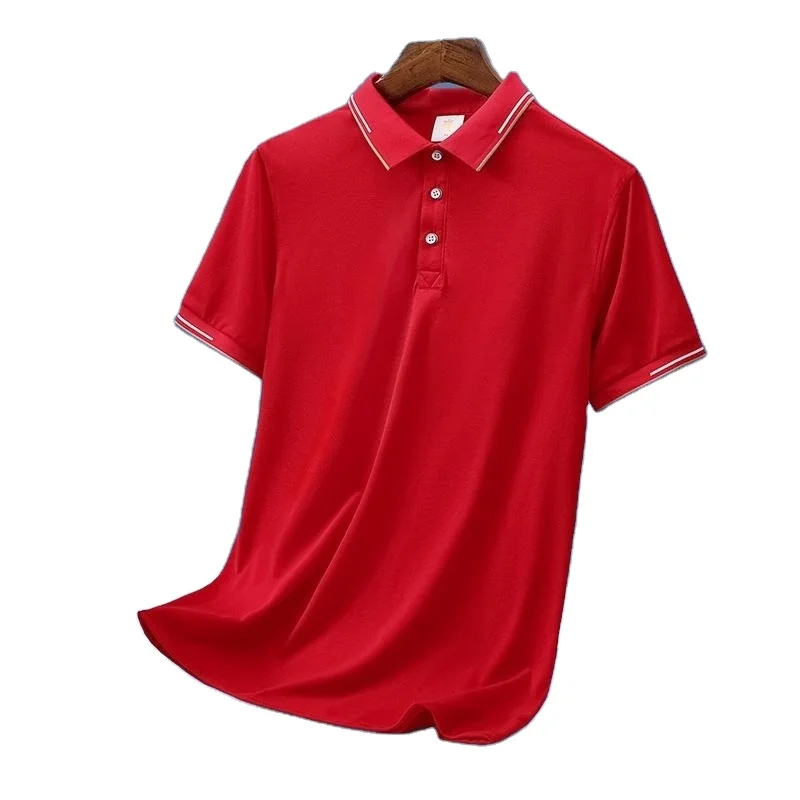 Custom Logo pattern Printing Men Polo Shirts Casual Sublimation Sports Polo T shirts For Men