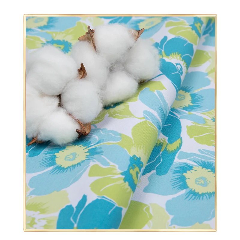 Hot sell medical gown fabric TC 80:20 printed medical scrubs fabrics chinese  medical uniform fabric