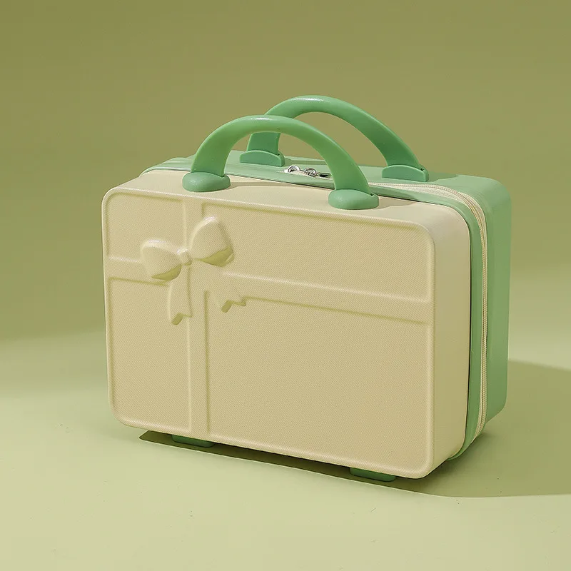 Newest Candy Color Make Up Case Lightweight Mini Storage Cases Portable Travel Suitcase 14 Inches