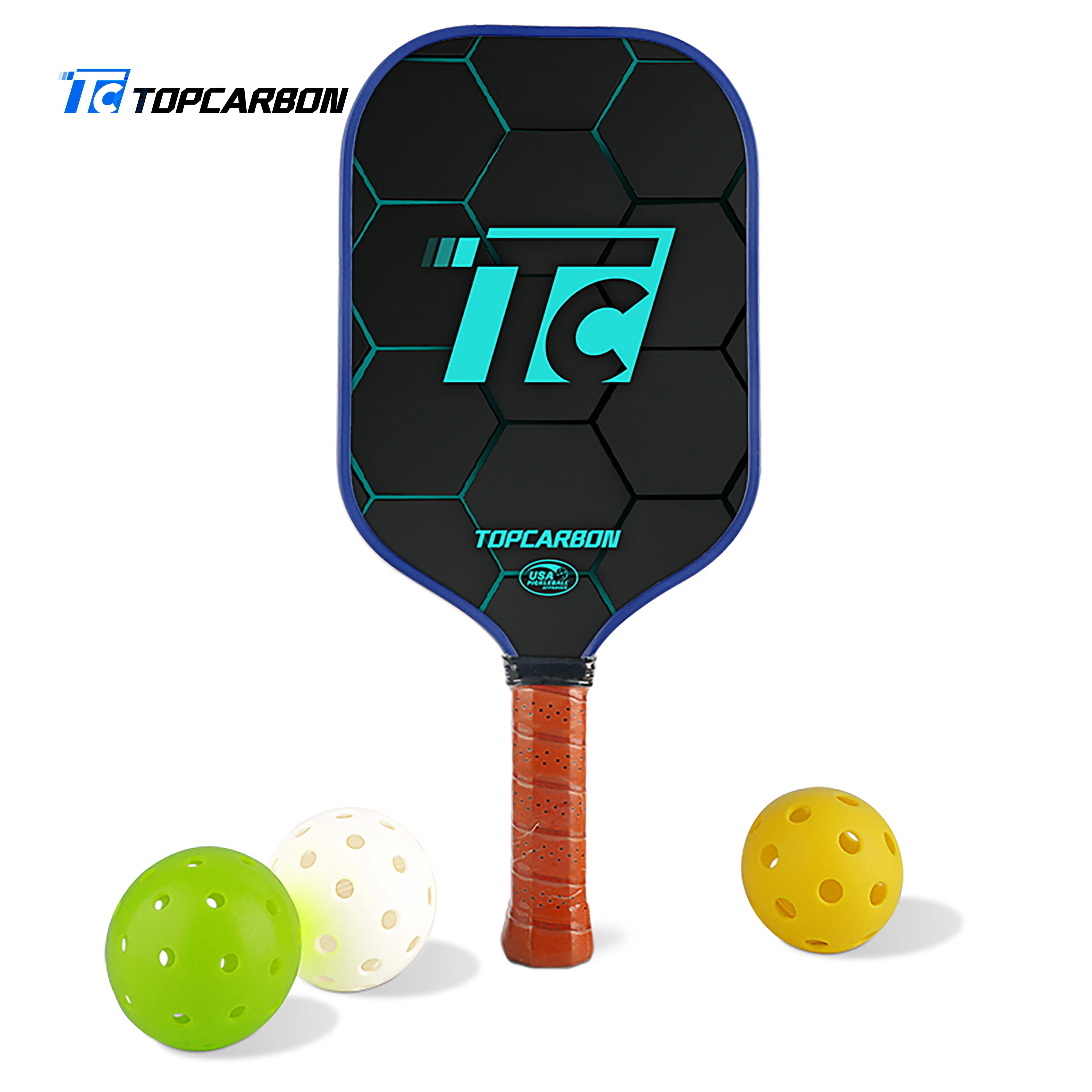 Fiberglass Pickleball Paddle  Light Weight Carbon Fiber And Glass Fiber Pickle Ball Paddle Pickleball factory price