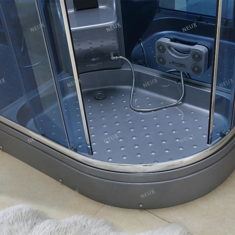 Bathroom Aluminum Frame Glass Door Whirlpool Massage Combination Steam Bath Shower Room
