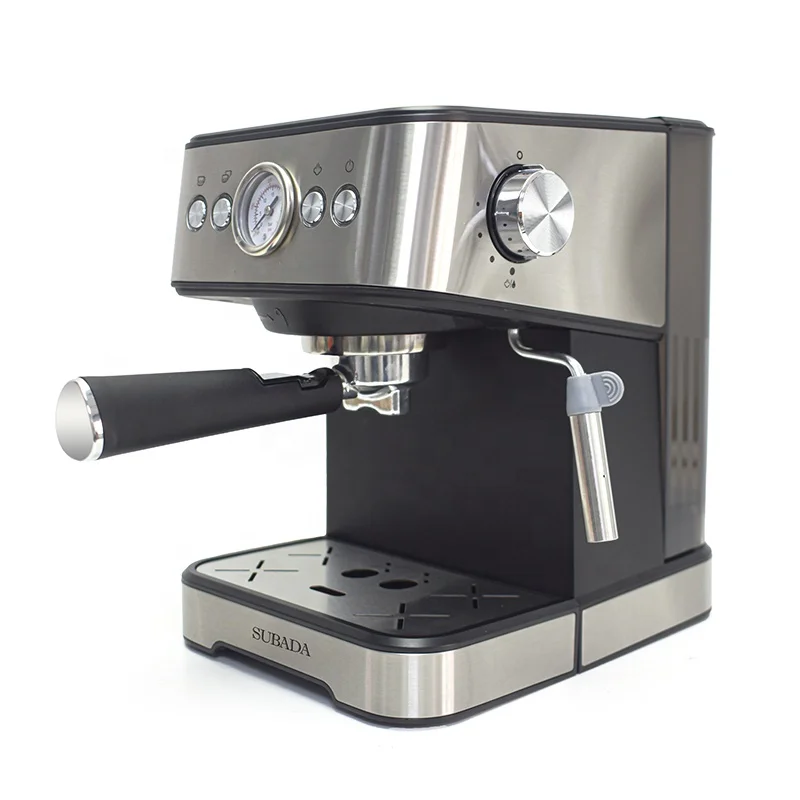 New Arrival 15 Bar 20 Bar Instant Heating Espresso Coffee Maker Machine Italian Cappuccino with Milk Dispenser Support OEM ODM