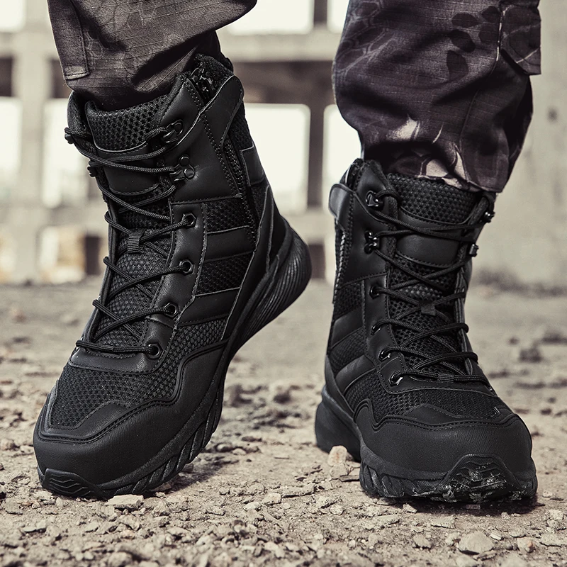 winter outdoor climbing hiking shoes desert jungle hunting men fashion boots casual shoe