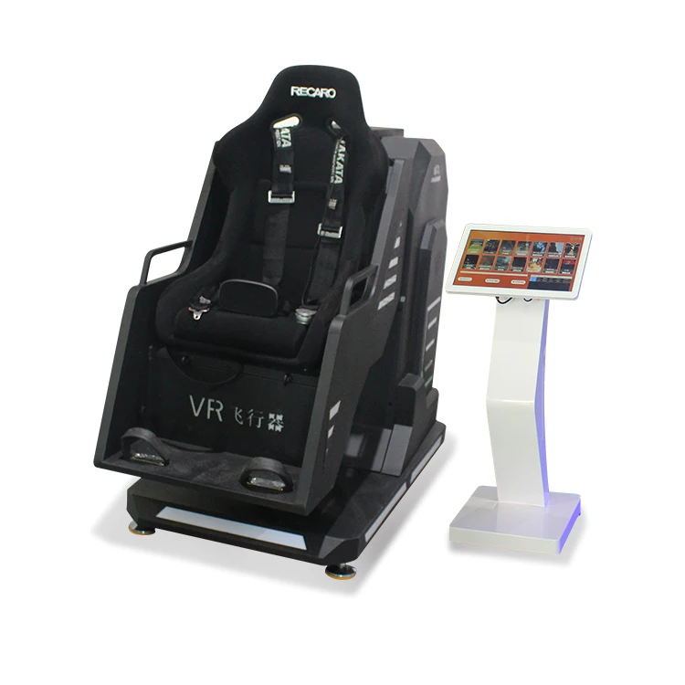 Quality Shooting Game 720 Degree Amusement Chair 9D VR Cinema Roller Coaster Simulator