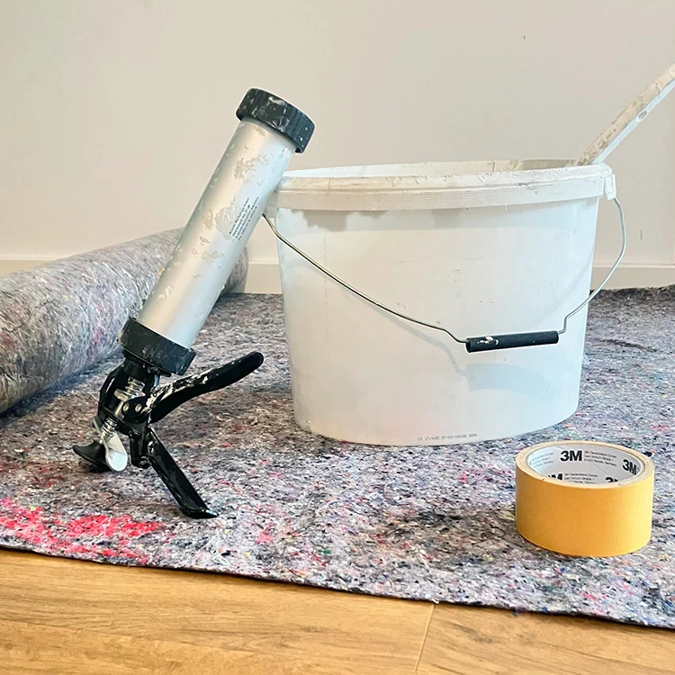 High Quality Nonwoven Fabric Painter Cover Fleece Felt Floor Protector Skyddsfilt/Tackfilt painter Felt Roll