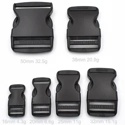 Quick side release double adjustable no pin buckle fourbutton buckle heavy plastic  belt backpack waist bag nylon webbing buckle