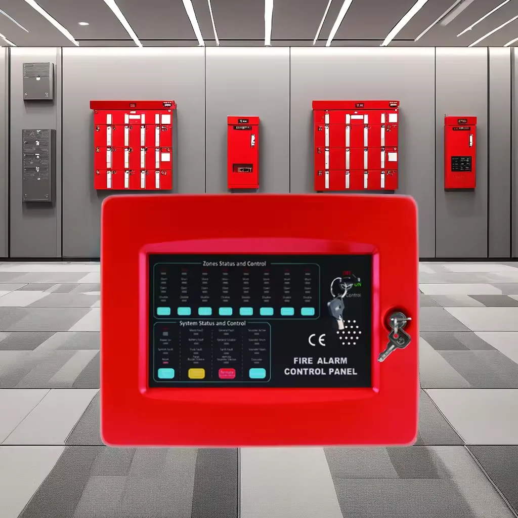 New Model Conventional Fire Alarm Control Panel 1/ 2 / 4 / 8 /Zone Fire Alarm System in Home and Office Alarms
