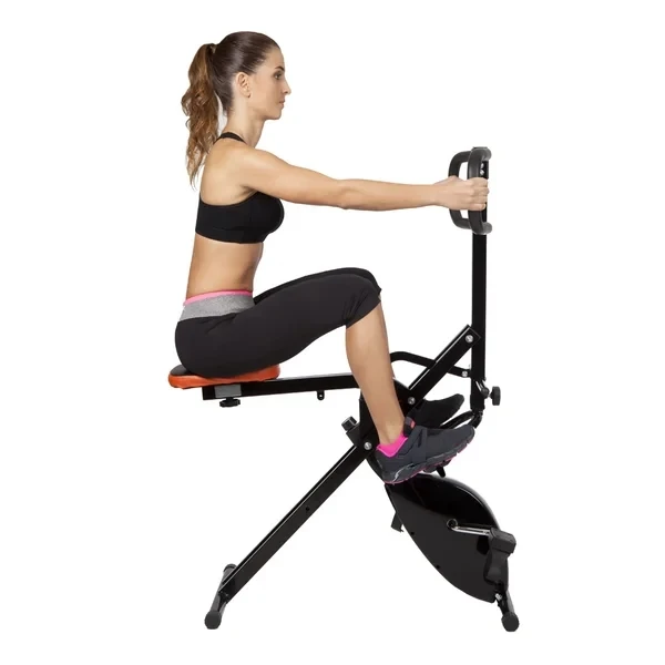Row Squat Rider Machine for Legs and Glutes Shaping Squat Assist Trainer & Total Crunch pro