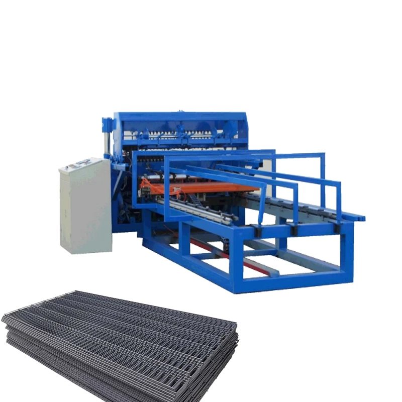 Standard reinforcing welded cattle fence wire gabion mesh fencing drawing straightening servo stepper fence making machine
