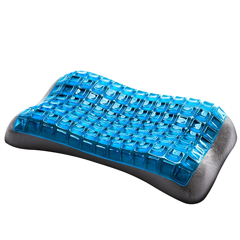 Factory direct sales summer gel pillow slow rebound memory cotton pillow core cooling gel memory pillow wholesale