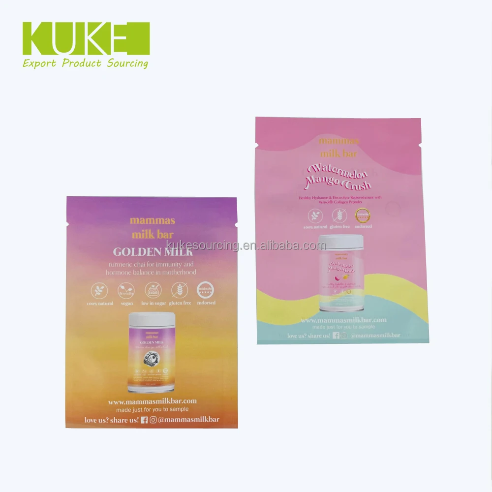 sealable pouch pre-roll tube packaging puncture proof 8ml sachets zip mylar bag small proof plastic vanilla beans pods packaging