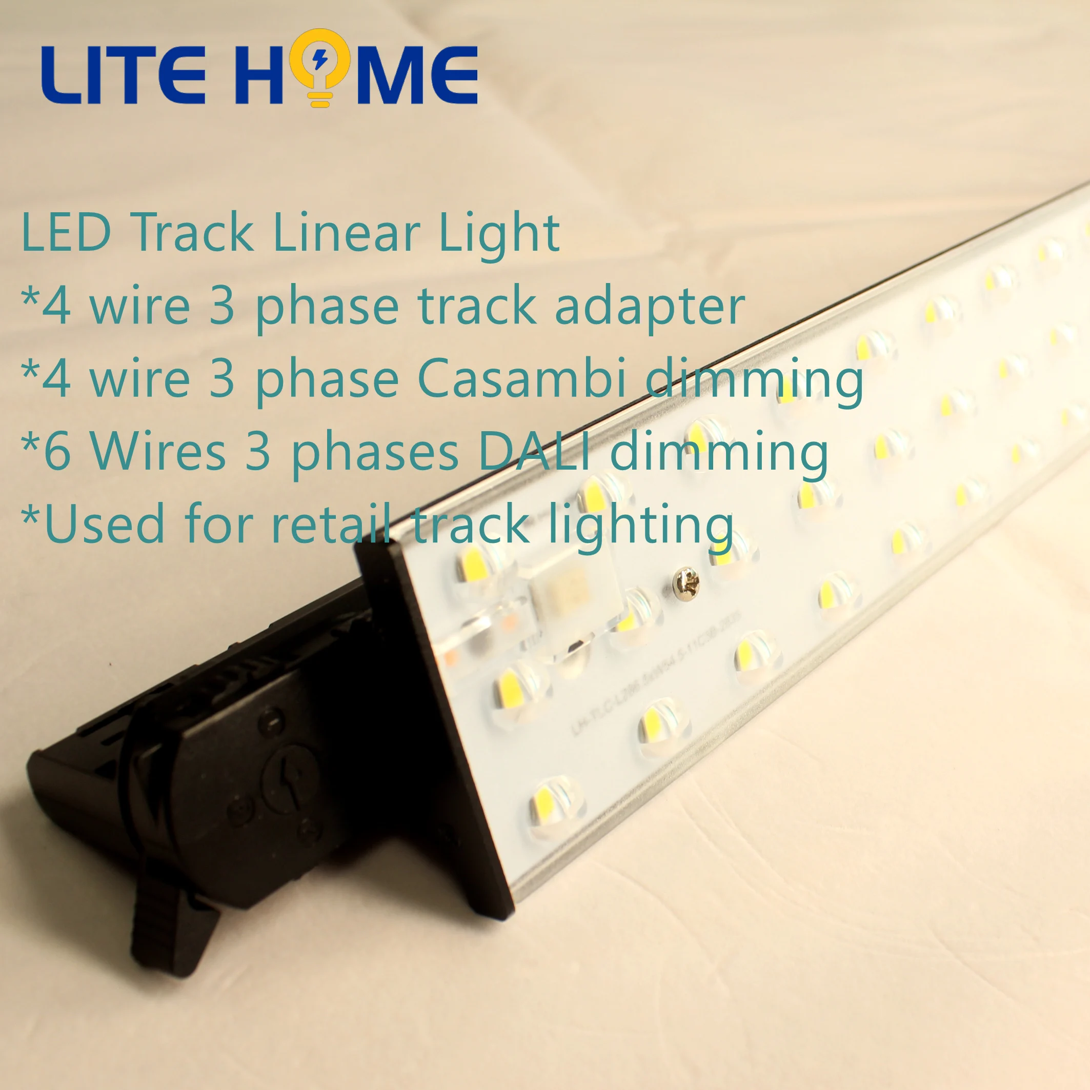 Slim Linear Track Light Creative Led Line Lamp Commercial Lighting Modern Hanging Aluminum supermarket shelves led headlights