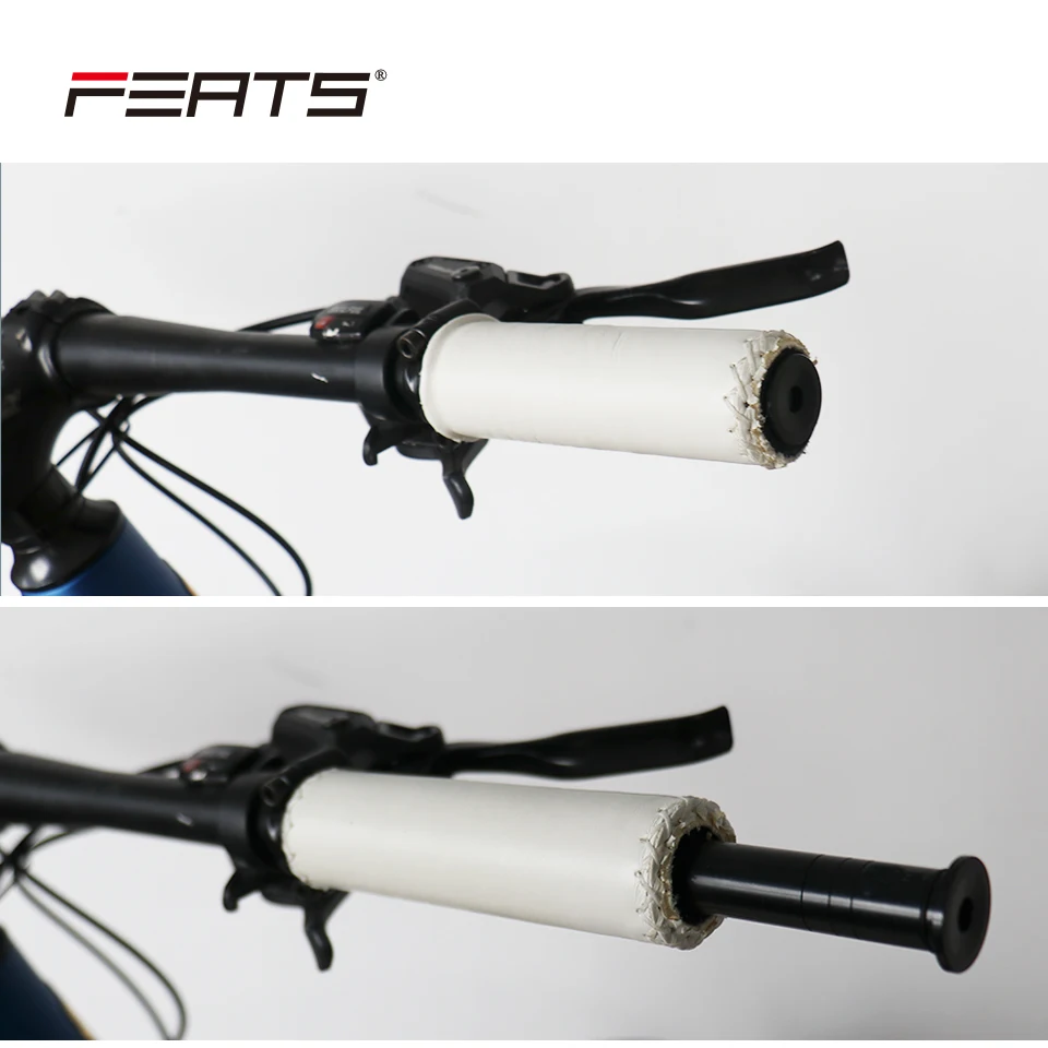 FERTS Bicycle Tubeless Tire Repair Kit Bike Tyre Puncture Sealant Rubber Stripe Drill Repair Too Can be stored into handlebars