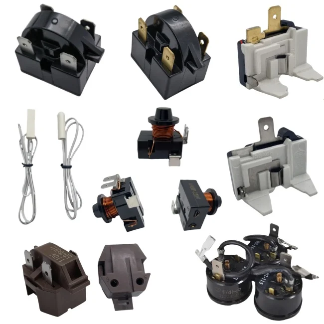 hot selling refrigerator spare parts compressor overload protector refrigerator relay stainless steel starter