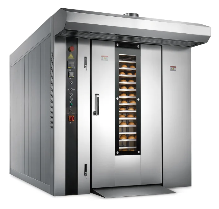 Stainless Steel Gas Automatic Rotary Oven for Baking Hot Sale 12 Trays Rotary Oven for Bakery