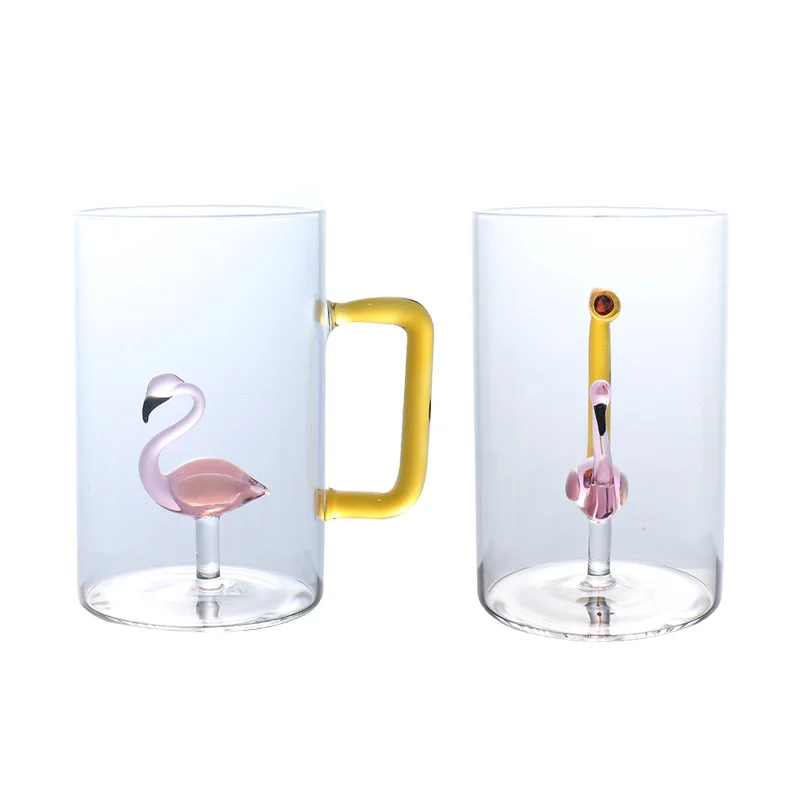 Custom Made Wholesale Colored Heat-resistant Borosilicate Glass Coffee Cup