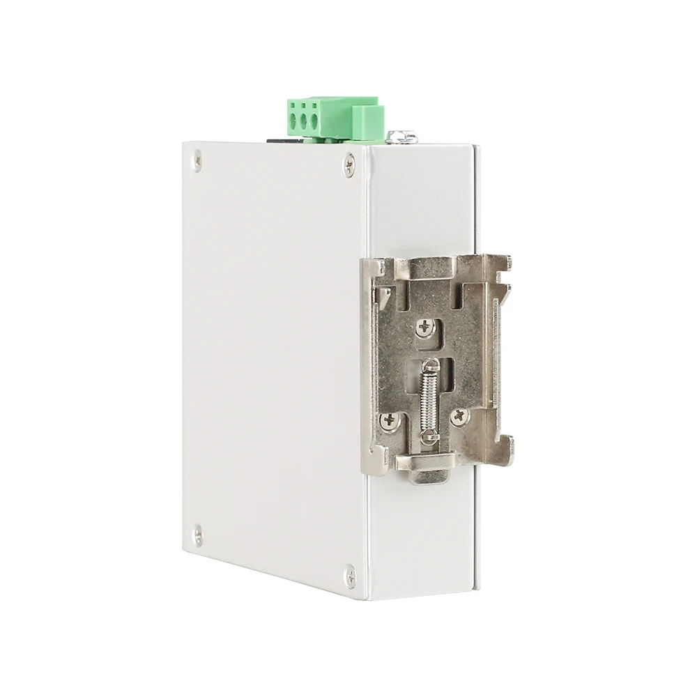 HZGWS manufacturer 24V Industrial Ethernet Fiber Switch 3*10/100/1000M RJ45 ports 1*SFP slot Fanless