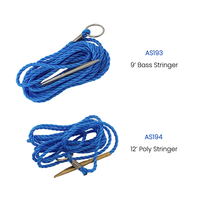 Best Quality Polyethylene Ring Stainless Steel Needle 275cm 366cm 915cm Heavy Duty Poly Fishing Stringer