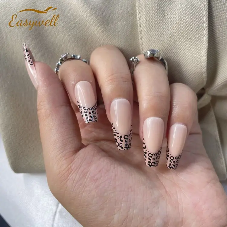 Ins New Fashion Hand-made High Quality Press On Nails Private Labeling Customized Acrylic Artificial Gel Art Nails Packaging Box