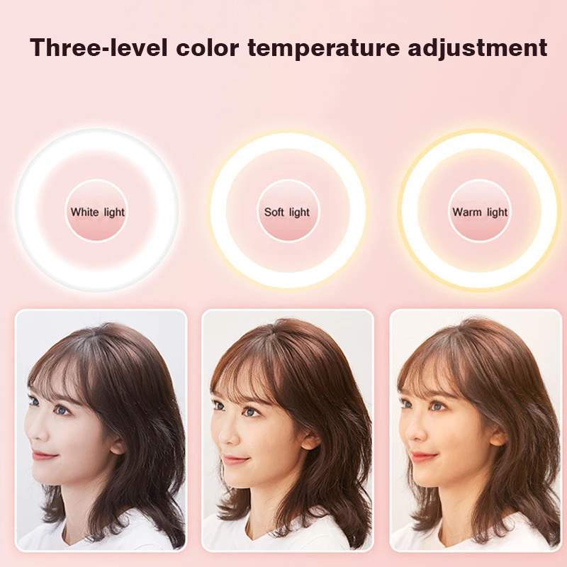 2020 New Arrival  Beauty 10 inch  Selfie Led Ring Light With Tripod Stand 3000K-6000K Tiktok Photography makeup Ring Light Lamp