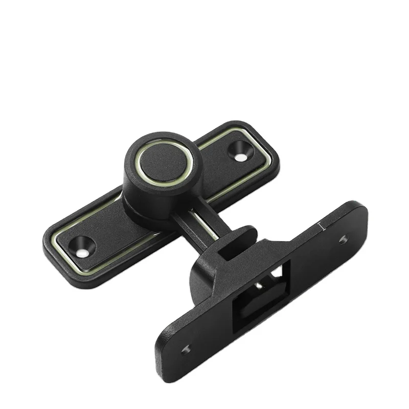 Barn Door Lock 90/180 Degree Gate Latches Zinc Alloy Right Angle Door Lock Latch Hasp for Push Sliding